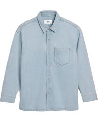 Ami Paris - Ami De Coeur Denim Overshirt - Lyst