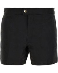 Tom Ford - Mid-Rise Side Buckled Swim Shorts - Lyst