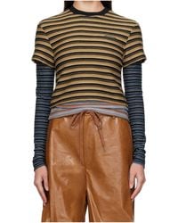 ANDERSSON BELL - Striped Long-Sleeved T-Shirt - Lyst