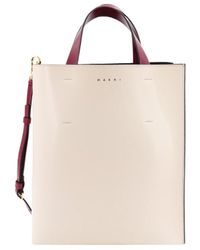 Marni - Museo Colour-Block Leather Tote - Lyst