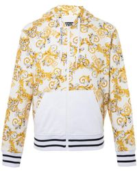 Versace Jeans Couture - Hooded Casual Coat - Lyst