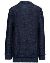Maison Margiela - Raw Woven Knit Sweatshirt - Lyst