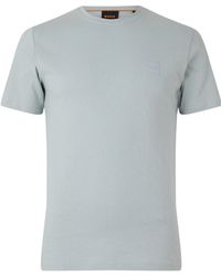 BOSS - Tales T-Shirt With Logo Patch Premium Cotton - Lyst