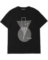 Neil Barrett - Lightning Pattern T-Shirt - Lyst