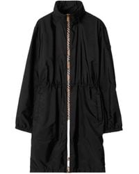 Burberry - Vintage Check Trim Zipped Parka - Lyst