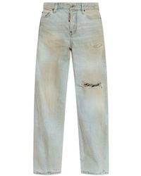 DSquared² - Logo Patch Distressed Jeans - Lyst