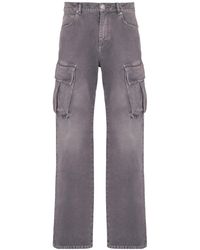 Balmain - Denim Loose-Fit Cargo Jeans - Lyst