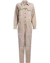 Isabel Marant - Solid-Color Long-Sleeve Shirt Jumpsuit - Lyst