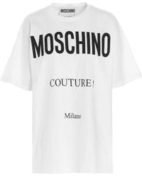 Moschino - Logo Printed Short Sleeved T-Shirt - Lyst