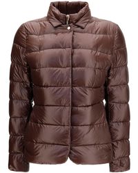 Herno - Long Sleeved Quilted Down Jacket - Lyst