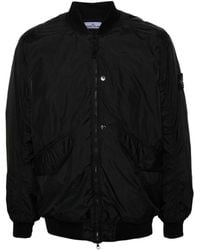 Stone Island - Zipped Bomber Jacket - Lyst