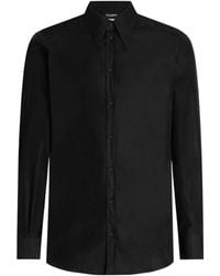 Dolce & Gabbana - Curved Hem Shirt - Lyst