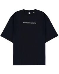 Aspesi - Slogan Oversized T-Shirt - Lyst