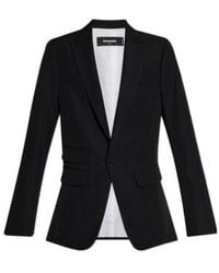 DSquared² - Long-Sleeved Single-Breasted Tailored Blazer - Lyst