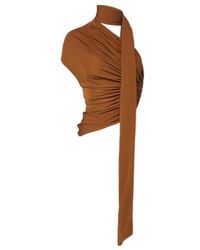 Christopher Esber - Vienna Draped Scarf-Detail Jersey Top - Lyst
