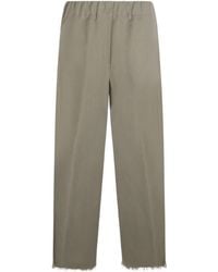 Antonelli - Frayed Hem Straight-Leg Pants - Lyst