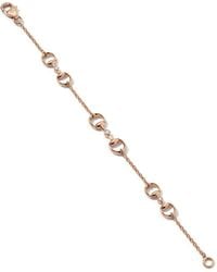 Gucci - Horsebit 18K Diamond Bracelet - Lyst