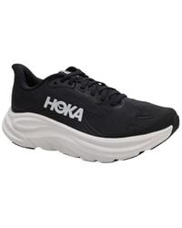 Hoka One One - Clifton 11 Logo Printed Lace-Up Sneakers - Lyst