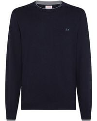 Sun 68 - Crew Neck Knitted Sweater - Lyst