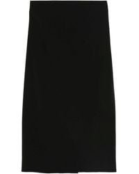 Alberta Ferretti - Pencil Wool-Blend Skirt - Lyst
