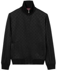 Gucci - Gg Jacquard Zip Jacket - Lyst