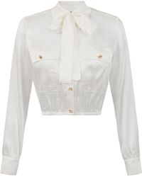 Elisabetta Franchi - Match It With A Scarf And A Short Shirt - Lyst