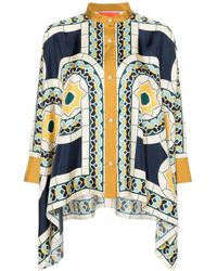 La DoubleJ - Foulard Geometric Pattern Blouse - Lyst