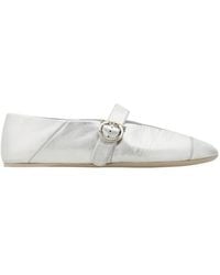 Ferragamo - Gancini Ballet Flats - Lyst