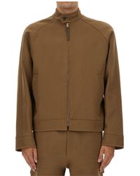 Moschino - High-Necl Zipped Bomber Jacket - Lyst