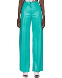 MSGM - Logo Casual Pants - Lyst