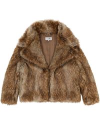 MM6 by Maison Margiela - Long Sleeved Open Front Jacket - Lyst