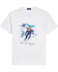 Ralph Lauren - Polo Graphic Print Crewneck T-Shirt - Lyst