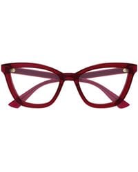 Gucci - Eyewear Cat-Eye Frame Glasses - Lyst