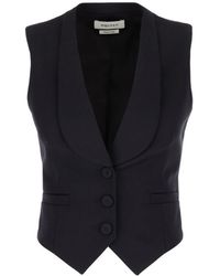 McQueen - Buttoned Vest - Lyst