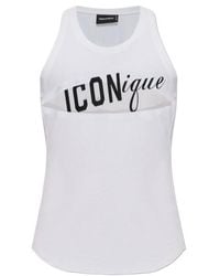 DSquared² - Crewneck Sleeveless Vest - Lyst