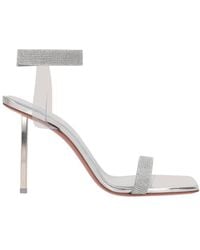 AMINA MUADDI - Square-Headed High-Heeled Sandals - Lyst