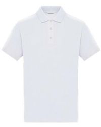 Moncler - Pointed Collar Polo Shirt - Lyst
