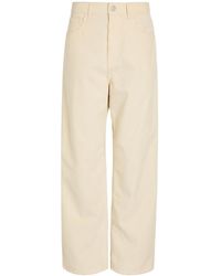 Rohe - Solid Colour Corduroy Jeans - Lyst