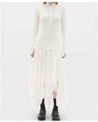 Ann Demeulemeester - Tessie Serafino Ruffled Asymmetric Dress - Lyst
