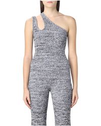 REMAIN Birger - Cut-Out One-Shoulder Top - Lyst