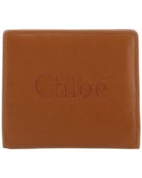 Chloé - Chlo Sense Compact Bi-Fold Wallet - Lyst