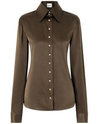 KHAITE - Long-Sleeved Shirt - Lyst