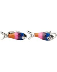 Paul Smith - Fish Enamel Cufflinks - Lyst