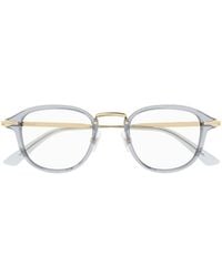 Montblanc - Eyewear Round Optical Glasses - Lyst
