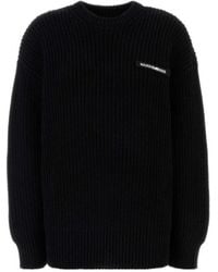 Marine Serre - Half Cardigan Knit Crewneck Sweater - Lyst