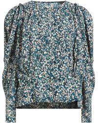 Isabel Marant - Multi-Color Crew Neck Stretch Blouse - Lyst