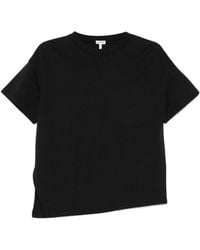 Loewe - Asymmetric Jersey T-Shirt - Lyst