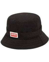 KENZO - Jungle Logo Patch Bucket Hat - Lyst