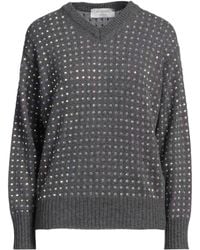 Sportmax - V-Neck Long Sleeve Knit Sweater - Lyst