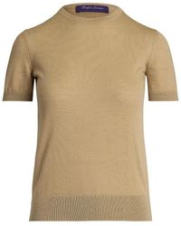 Ralph Lauren - Cashmere T-Shirt - Lyst